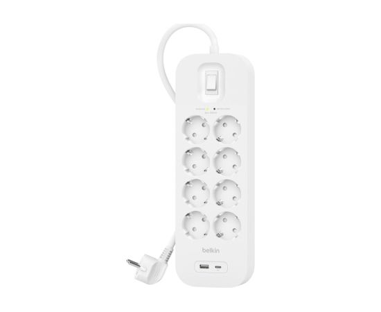 Belkin SRB003VF2M surge protector White 8 AC outlet(s) 2 m