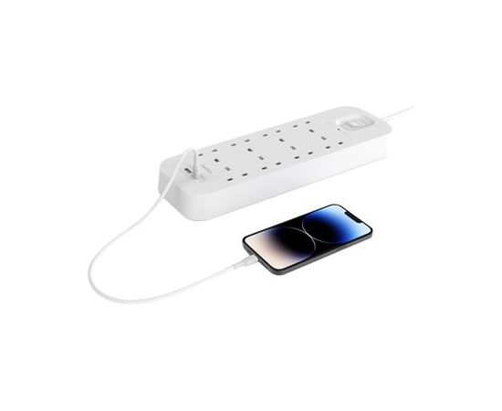 Belkin SRB003VF2M surge protector White 8 AC outlet(s) 2 m