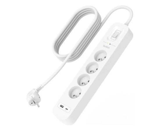 Belkin SRB001CA2M surge protector White 4 AC outlet(s) 2 m