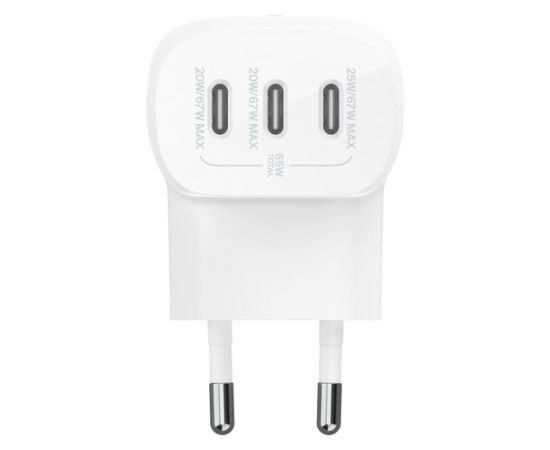 Belkin WCC002VFWH mobile device charger Laptop, Smartphone, Tablet White AC Fast charging Indoor