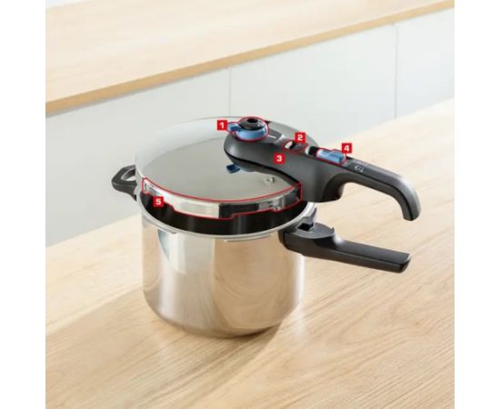 TEFAL SECURE TRENDY 4L pressure cooker + basket