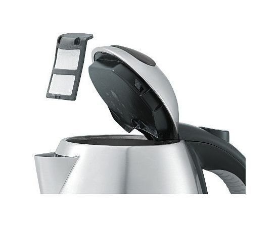 WMF Stelio 72110007 electric kettle 1.2 L 2400 W Black, Stainless steel