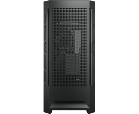 COUGAR | Case Airface Black | PC Case | Mid Tower / Mesh Front Panel / 1 x 120mm Fan / TG Left Panel / Black