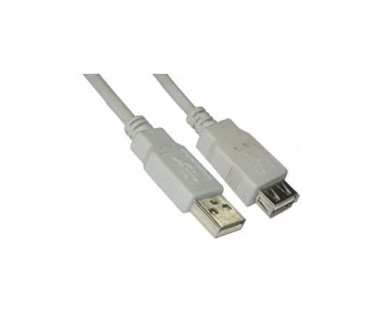 Kabelis Brackton USB Male - USB Female 2m White