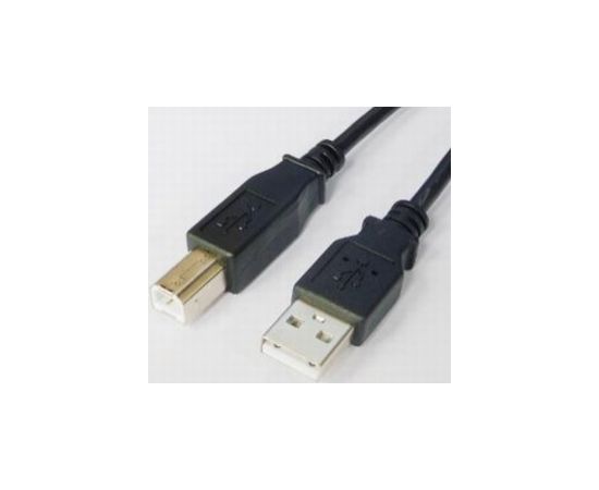 Kabelis Brackton USB Male - USB Male B 1.8m Black