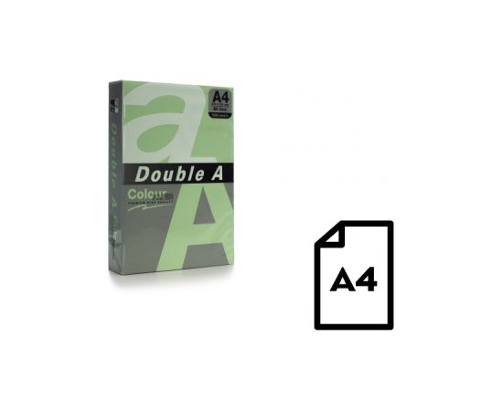 Colour paper Double A, 80g, A4, 500 sheets, Emerald