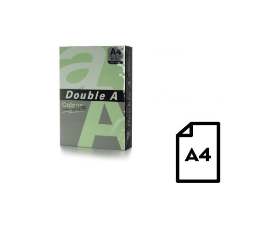 Colour paper Double A, 80g, A4, 500 sheets, Emerald