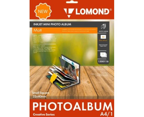 Lomond Inkjet Mini Album Small Square Matte 32x40mm (Small)