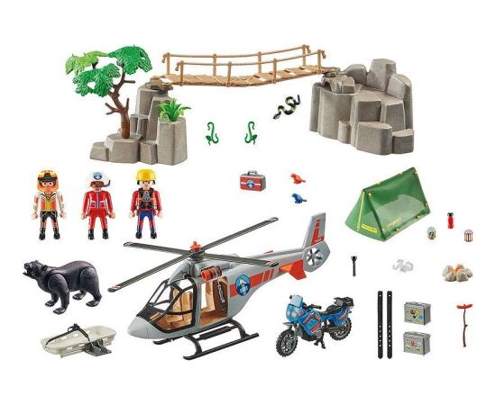 Playmobil Misja śmigłowca w kanionie (70663)