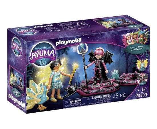 Playmobil Crystal Fairy i Bat Fairy z tajemniczymi zwierzętami (70803)