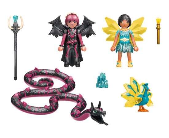 Playmobil Crystal Fairy i Bat Fairy z tajemniczymi zwierzętami (70803)