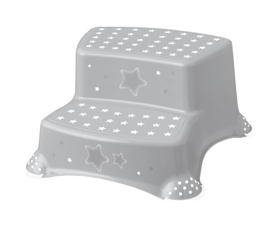 KEEEPER double step stool Stars Cosmic Grey