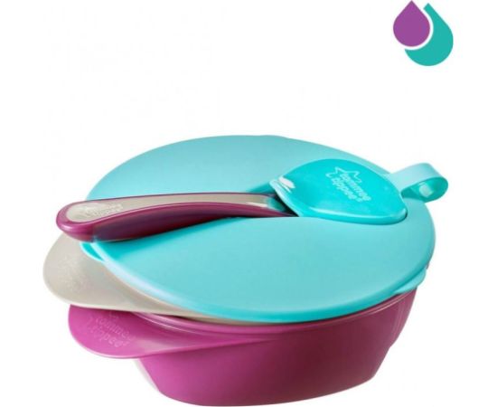 Tommee Tippee bowl with lid and spoon, 2pcs., 44671894