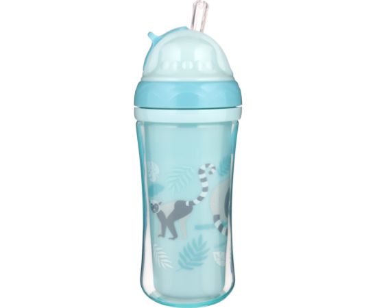 CANPOL BABIES sport cup with silicone straw Lemur 260ml, 74/051