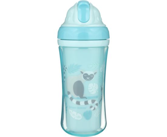 CANPOL BABIES sport cup with silicone straw Lemur 260ml, 74/051