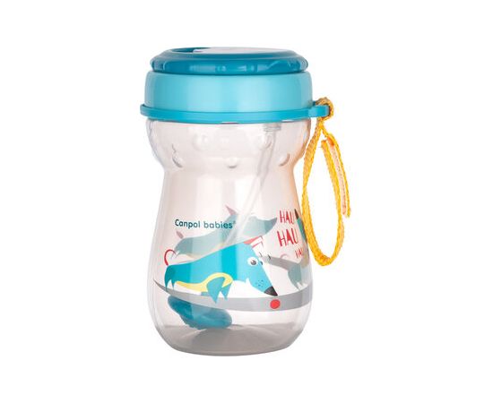 CANPOL BABIES innovative sport cup with flip-top straw 350ml, 56/518