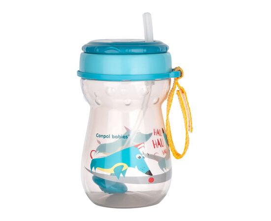 CANPOL BABIES innovative sport cup with flip-top straw 350ml, 56/518