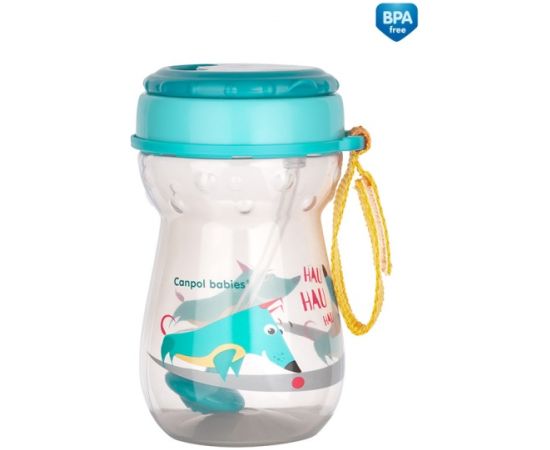 CANPOL BABIES innovative sport cup with flip-top straw 350ml, 56/518