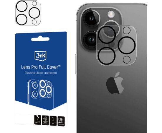 Apple iPhone 15 Pro|15 Pro Max - 3mk Lens Pro Full Cover