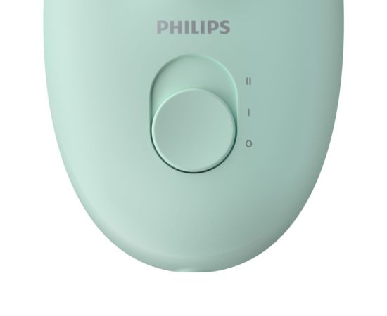 epilators PHILIPS SATINELLE ESSENTIAL BRE265/00 Zaļš