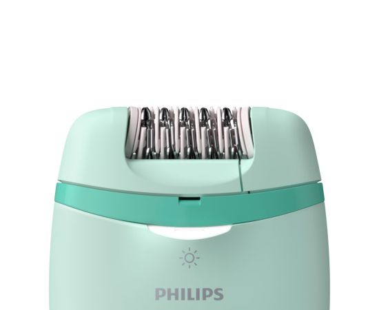 epilators PHILIPS SATINELLE ESSENTIAL BRE265/00 Zaļš