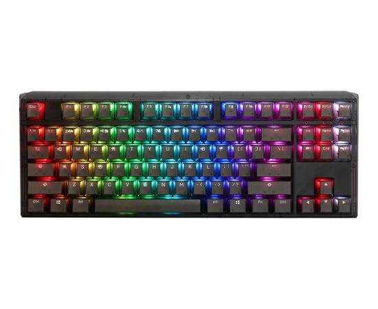 Ducky One 3 Aura Black TKL Gaming Keyboard, RGB LED - MX-Silent-Red (US)