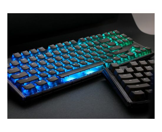 Ducky One 3 Aura Black TKL Gaming Keyboard, RGB LED - MX-Silent-Red (US)