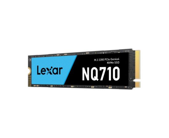 SSD LEXAR NQ710 2TB Heatsink M.2 PCIe Gen4 NVMe Write speed 4000 MBytes sec Read speed 5000 MBytes sec TBW 680 TB MTBF 150000 hours LNQ710X002T-RNNNG