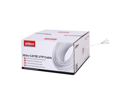 CABLE CAT5E UTP 305M WHITE PFM920I-5EU-C DAHUA