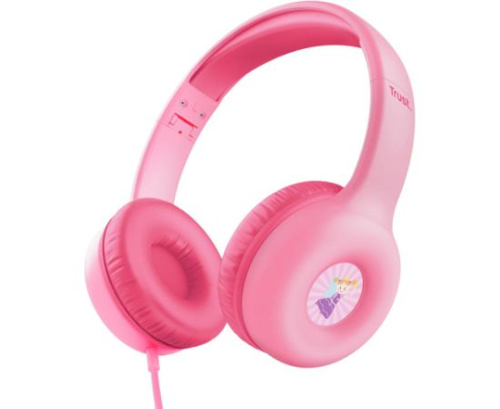 HEADPHONES NOUNA KIDS PINK 25277 TRUST