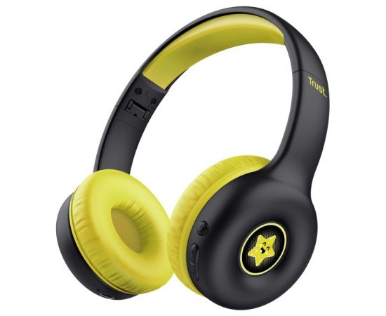 HEADPHONES WRL NOUNA KIDS BLACK 25405 TRUST