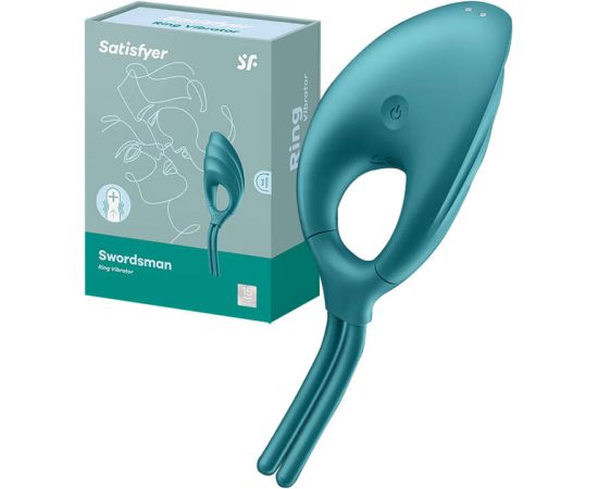 Vibrating ring Satisfyer Swordsman (green)