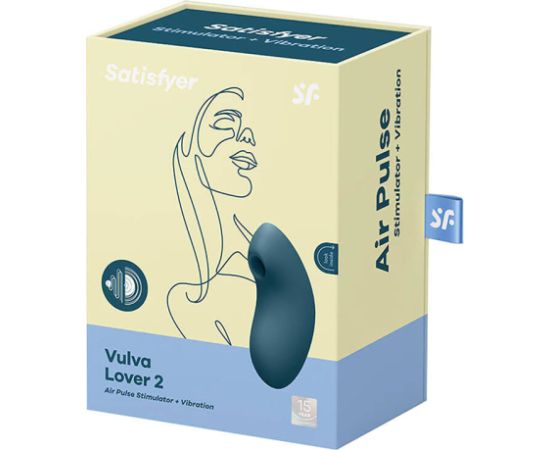 Clitoral massager Satisfyer Vulva Lover 2 (blue)