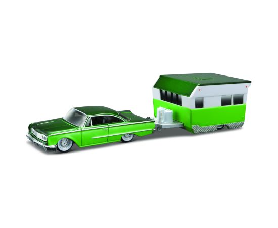 MAISTO DIE CAST 1941 automašīna treileris ceļošanai Tow & Go 1:64, 15368