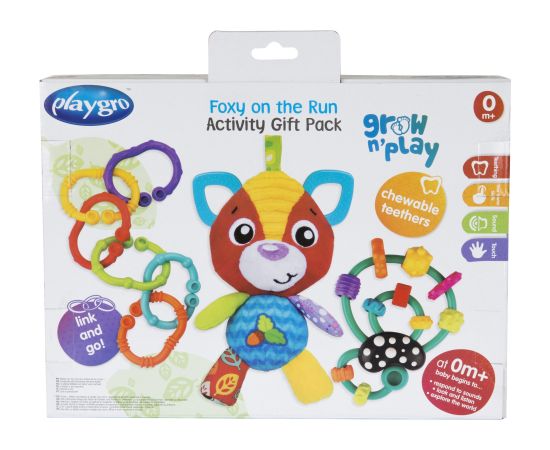 PLAYGRO Foxy on the Run Activity, dāvanu iepakojums, 0187219/0187219167