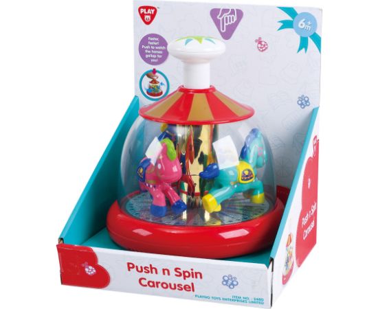 PLAYGO INFANT&TODDLER PUSH N SPIN CAROUSEL, 2480