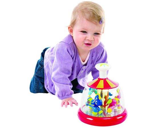 PLAYGO INFANT&TODDLER PUSH N SPIN CAROUSEL, 2480