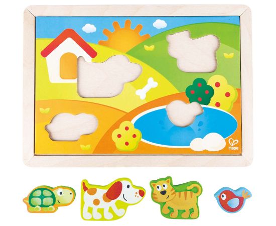 HAPE Sunny Valley Puzzle 3 in 1, E1601A