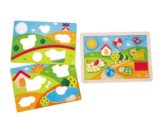 HAPE Sunny Valley Puzzle 3 in 1, E1601A