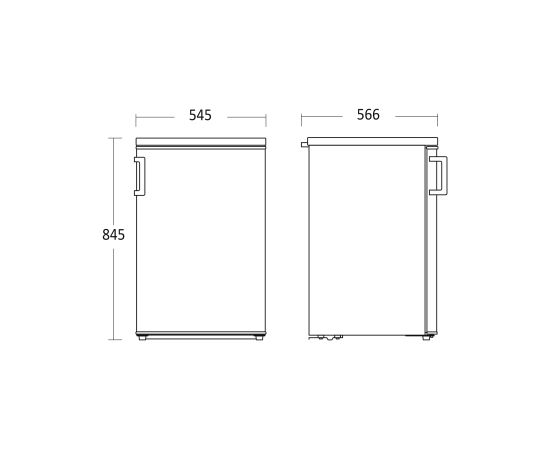 Freezer Scandomestic SFS82W