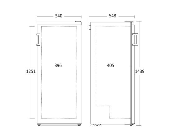 Freezer Scandomestic FRF177WD