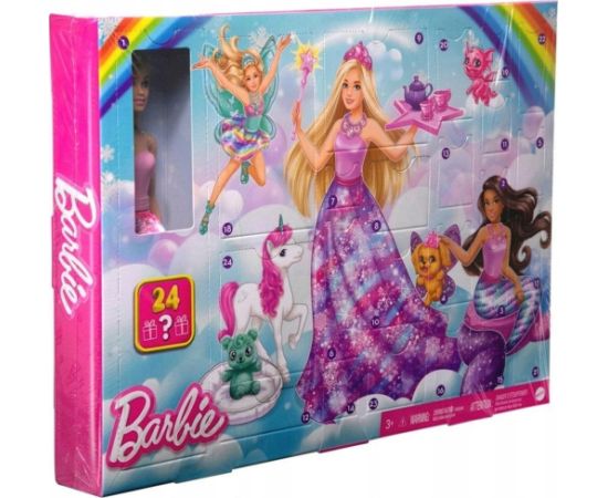 Mattel Barbie Кукольный адвент-календарь с куклой HVK26