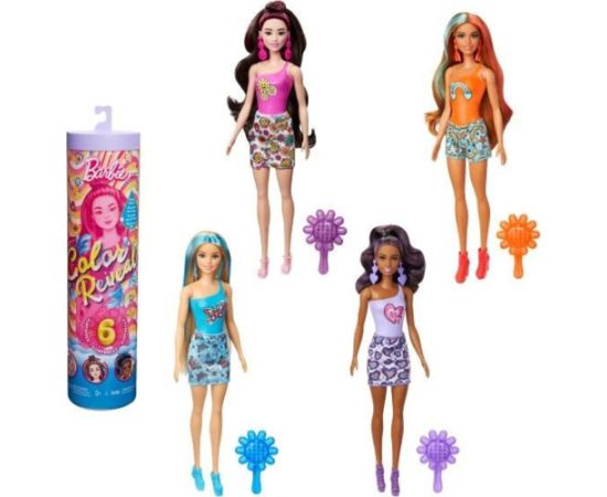 Lalka Barbie Mattel Barbie Color Reveal Lalka Seria Kolorowe wzory