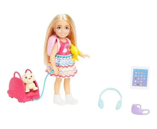 Lalka Barbie Mattel Barbie Lalka Chelsea w podróży HJY17 MATTEL