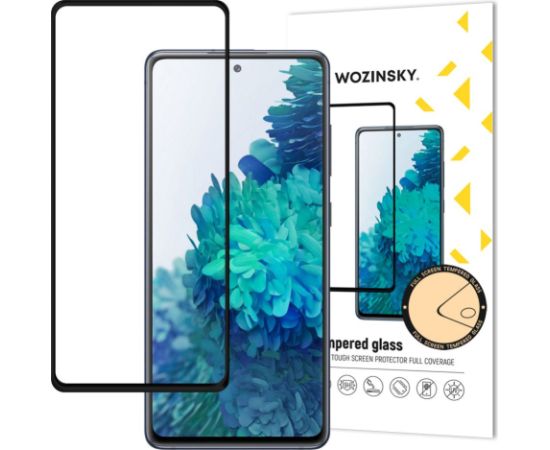 Wozinsky -  Wozinsky Tempered Glass Full Glue Super Tough Screen Protector Full Coveraged with Frame Case Friendly for Samsung Galaxy S20 FE black