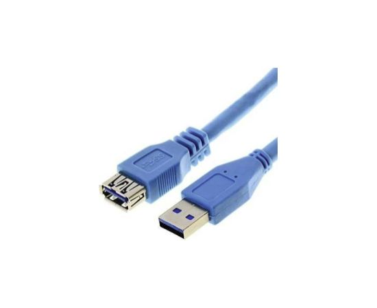 Kabelis Brackton USB-A Male - USB Micro B Male 3m Blue