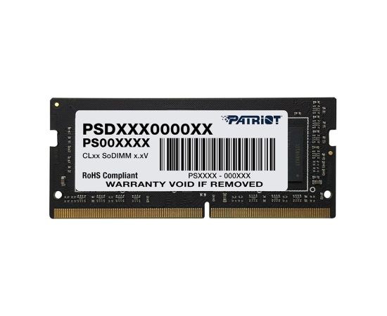 Memory module PATRIOT SIGNATURE DDR4 SO-DIMM 8GB 3200MHz (PSD48G32002S)