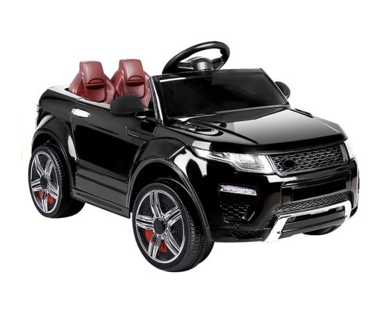 Lean Cars Ride Nn Car HL1618 Black Lights EVA-Wheels 2.4G Leather Seats FM USB SD