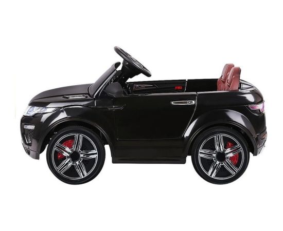 Lean Cars Ride Nn Car HL1618 Black Lights EVA-Wheels 2.4G Leather Seats FM USB SD