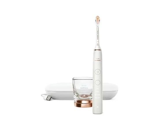 Philips HX9911/23 Sonicare zobu birste DiamondClean 9000 ar īpašu lietotni, rozā zelta